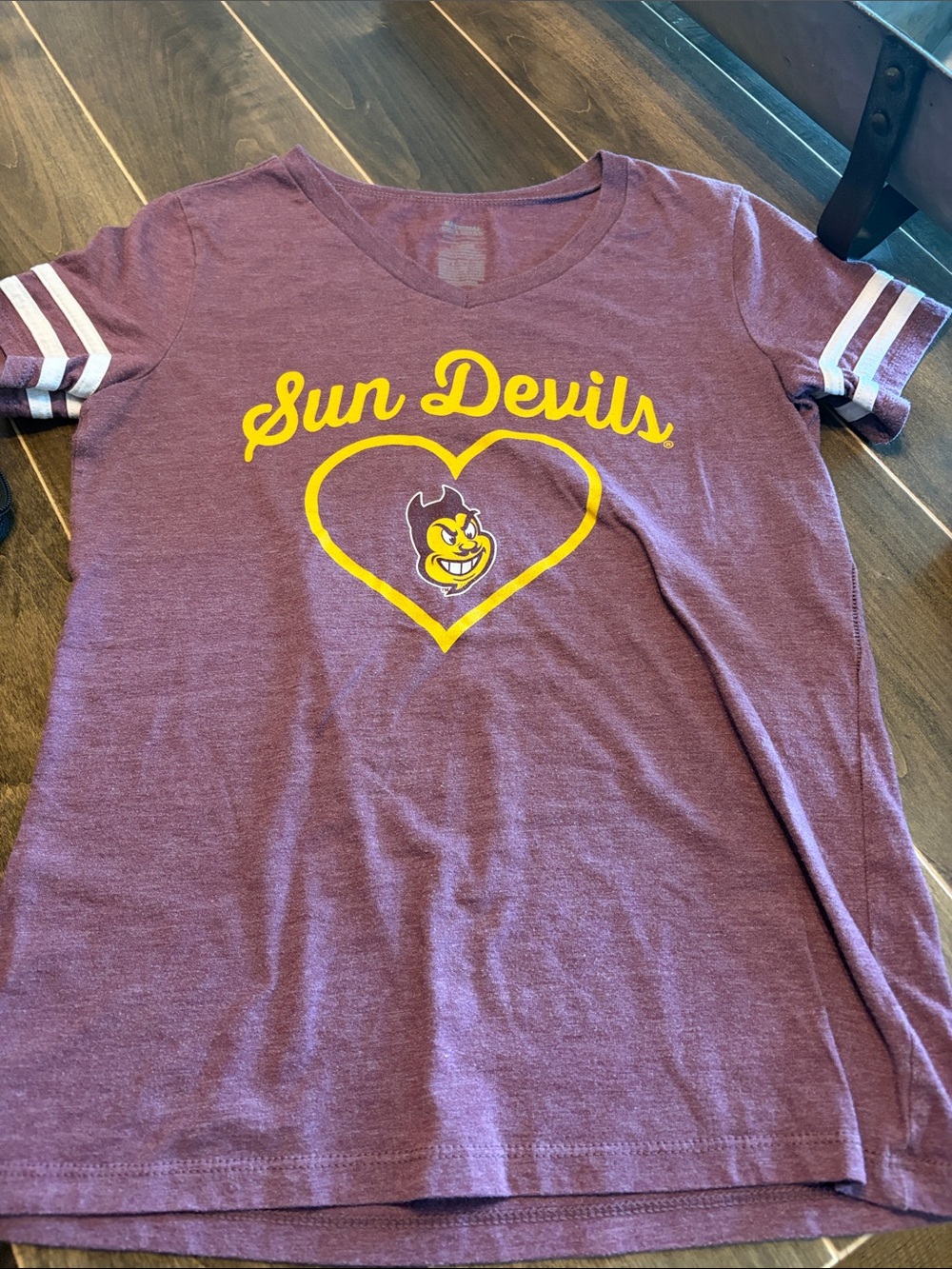 ASU Sun Devils girls V-Neck Tee